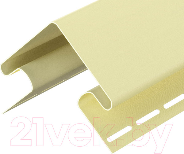 Изображение товара Угол для сайдинга Docke Premium Внешний (75мм, лимон)