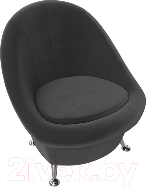 Изображение товара Кресло мягкое Лига Диванов 252 / 105537 (велюр, серый)