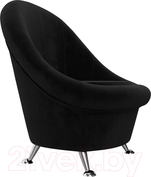 Изображение товара Кресло мягкое Лига Диванов 252 / 105539 (велюр, черный)