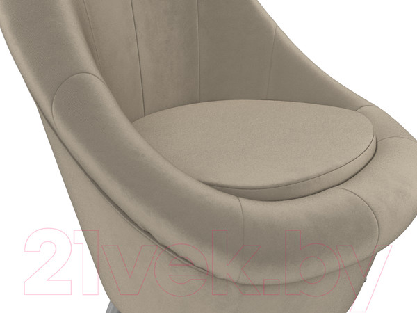 Изображение товара Кресло мягкое Лига Диванов 252 / 105540 (микровельвет, бежевый)