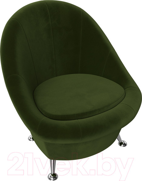 Изображение товара Кресло мягкое Лига Диванов 252 / 105541 (микровельвет, зеленый)