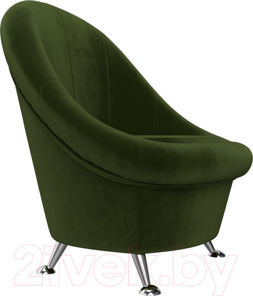 Изображение товара Кресло мягкое Лига Диванов 252 / 105541 (микровельвет, зеленый)