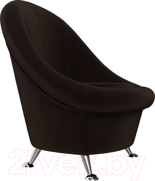 Изображение товара Кресло мягкое Лига Диванов 252 / 105542 (микровельвет, коричневый)