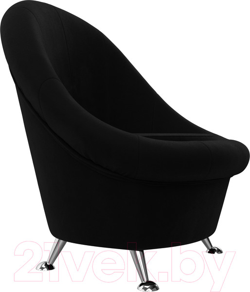 Изображение товара Кресло мягкое Лига Диванов 252 / 105544 (микровельвет, черный)