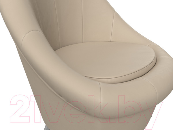 Изображение товара Кресло мягкое Лига Диванов 252 / 28238 (экокожа, бежевый)