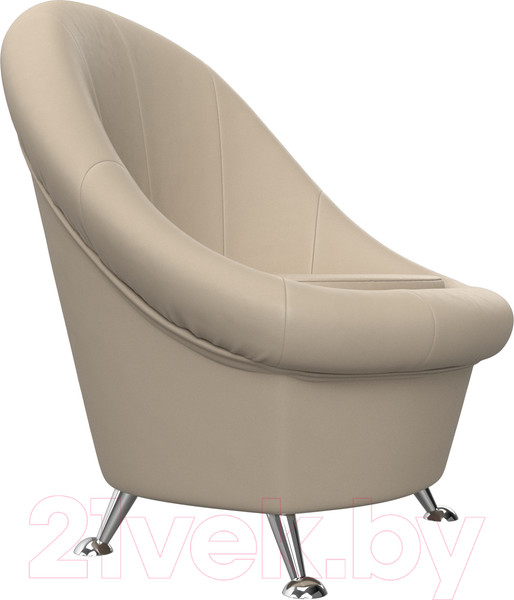 Изображение товара Кресло мягкое Лига Диванов 252 / 28238 (экокожа, бежевый)