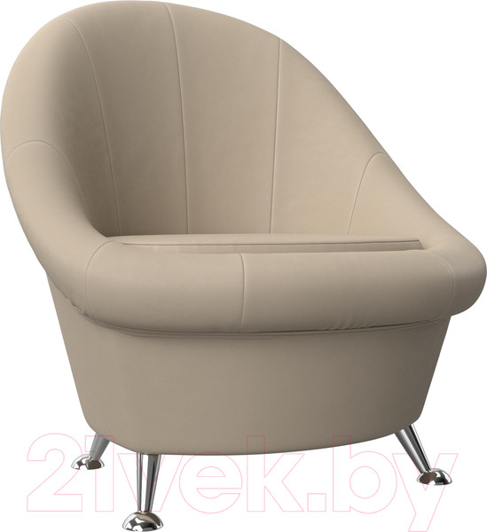 Изображение товара Кресло мягкое Лига Диванов 252 / 28238 (экокожа, бежевый)