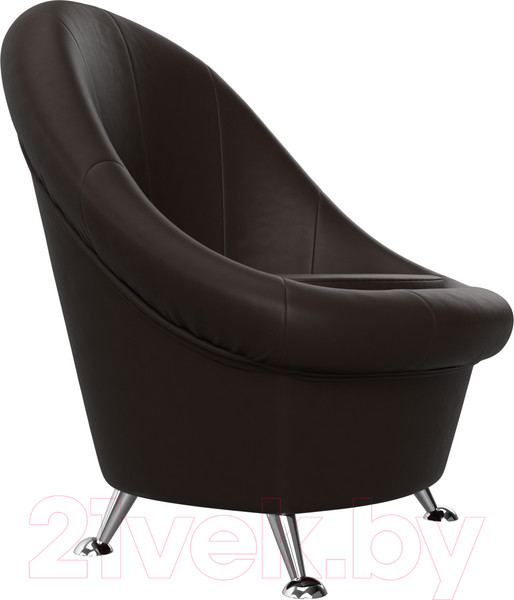 Изображение товара Кресло мягкое Лига Диванов 252 / 28242 (экокожа, коричневый)