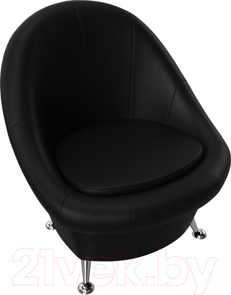 Изображение товара Кресло мягкое Лига Диванов 252 / 28243 (экокожа, черный)