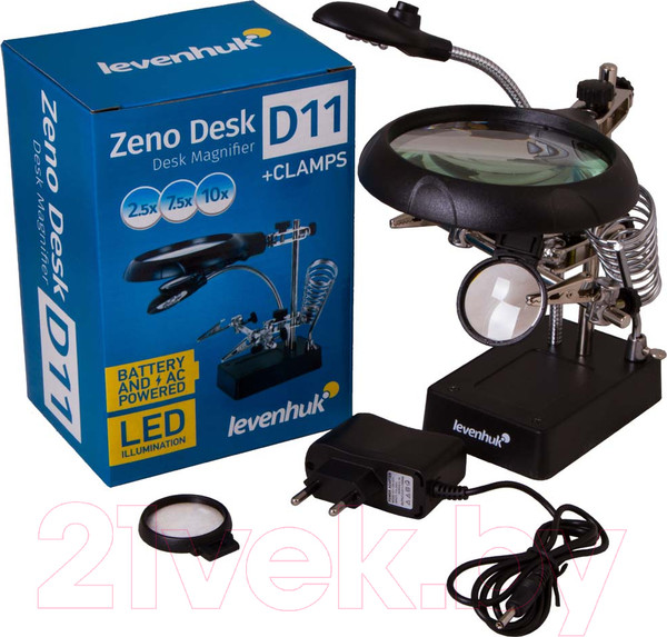 Изображение товара Лупа универсальная Levenhuk Zeno Desk D11 / 70445