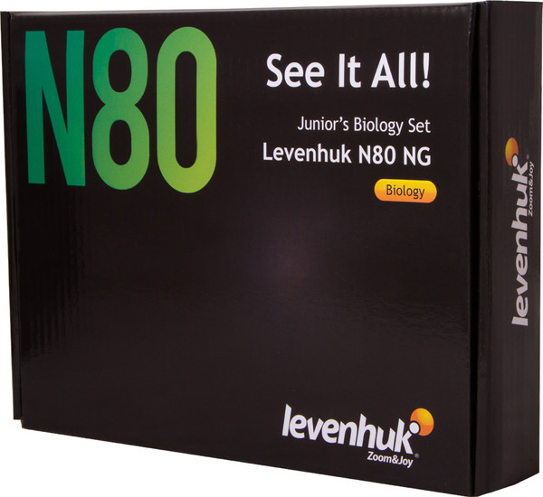 Изображение товара Набор микропрепаратов Levenhuk N80 NG Увидеть все! / 29280
