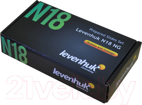 Изображение товара Набор микропрепаратов Levenhuk N18 NG / 29276