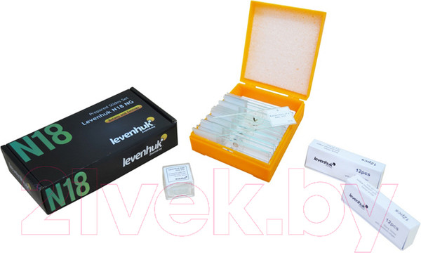 Изображение товара Набор микропрепаратов Levenhuk N18 NG / 29276