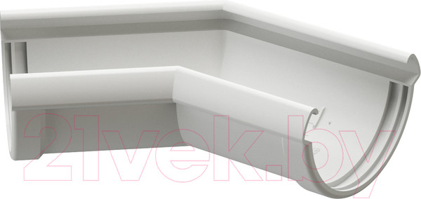 Изображение товара Угол желоба Docke Lux 135 градусов (пломбир)