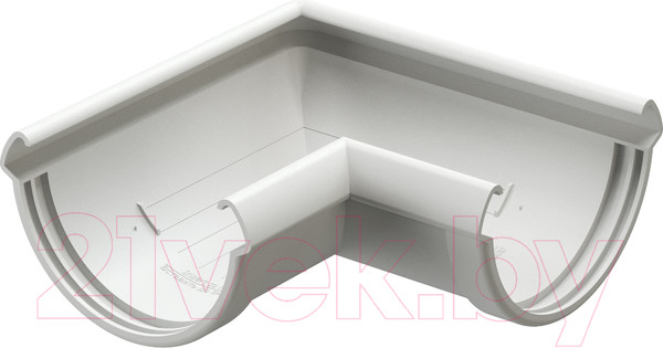 Изображение товара Угол желоба Docke Lux 90 градусов (пломбир)
