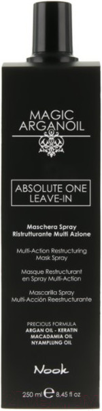 Изображение товара Спрей для волос Nook Magic Arganoil/Absolute One Leave-In Multi-Action Restr Mask (250мл)