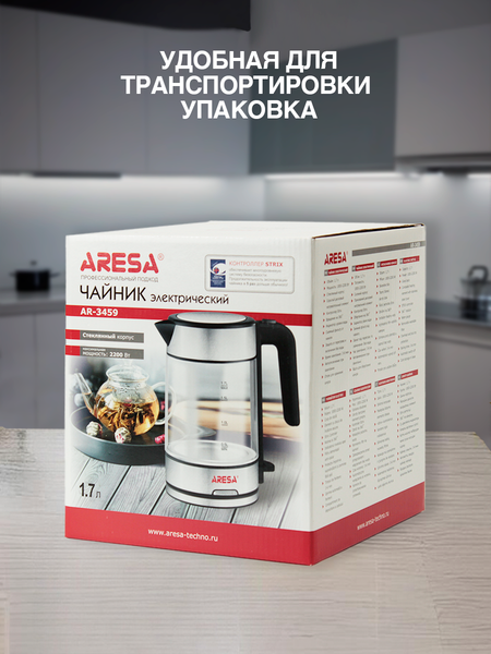 Изображение товара Электрочайник Aresa AR-3459