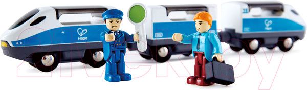 Изображение товара Поезд игрушечный Hape Междугородный поезд / E3728-HP
