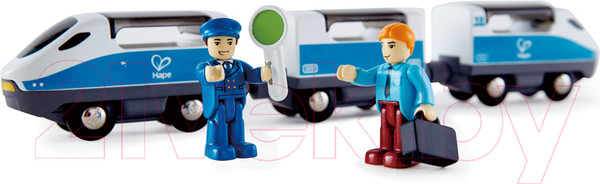 Изображение товара Поезд игрушечный Hape Междугородный поезд / E3728-HP