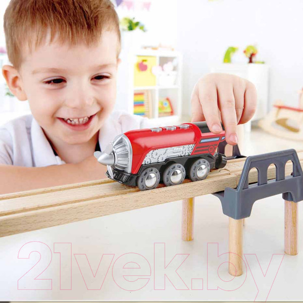 Изображение товара Локомотив игрушечный Hape С пропеллером на батарейках / E3750-HP