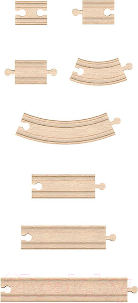 Изображение товара Элемент железной дороги Hape Набор рельсов / E3707-HP