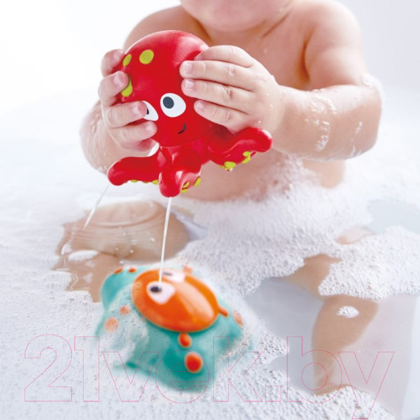 Изображение товара Набор игрушек для ванной Hape Игрушка брызгалки. Обитатели океанского дна / E0213-HP