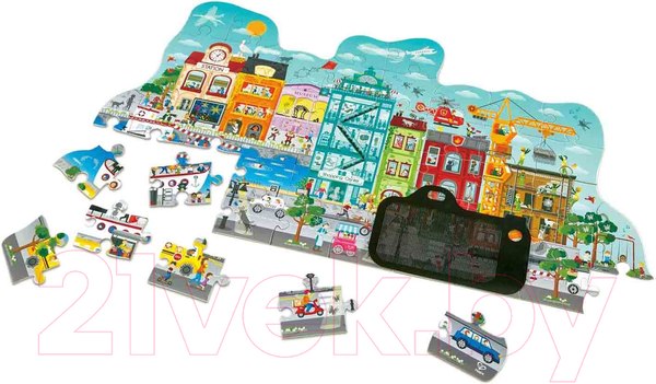 Изображение товара Пазл Hape Анимированный Город / E1629-HP