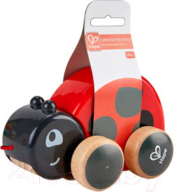 Изображение товара Игрушка-каталка Hape Божья коровка / E0362-P