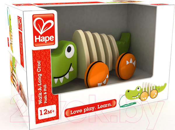 Изображение товара Игрушка-каталка Hape Крокодил / E0348-HP