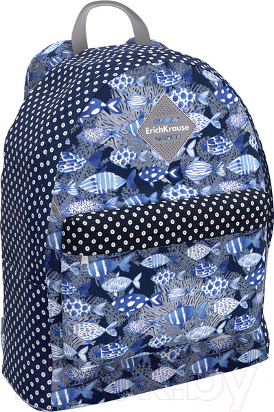 Изображение товара Школьный рюкзак Erich Krause EasyLine 17L Fish and Dots / 48619