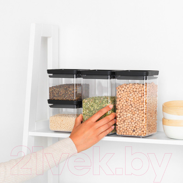 Изображение товара Набор контейнеров Brabantia Tasty+ / 122422 (4шт, серый)