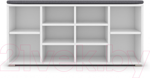 Изображение товара Тумба в прихожую Империал Аризона (ателье светлый/вайт)