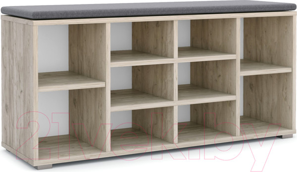 Изображение товара Тумба в прихожую Империал Аризона (дуб крафт серый/грей)