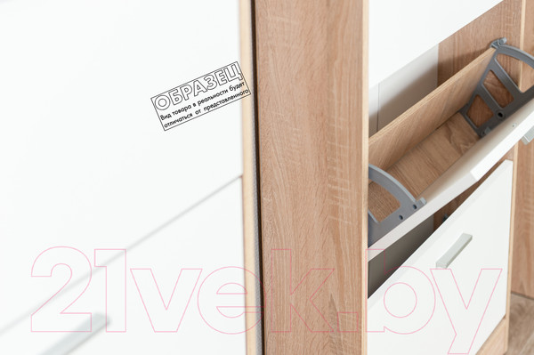 Изображение товара Тумба для обуви Империал 600 3-х дверная (дуб сонома)