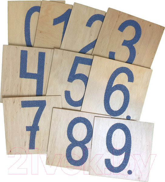 Изображение товара Развивающая игрушка ЛЭМ Тактильные панели. Цифры / 472