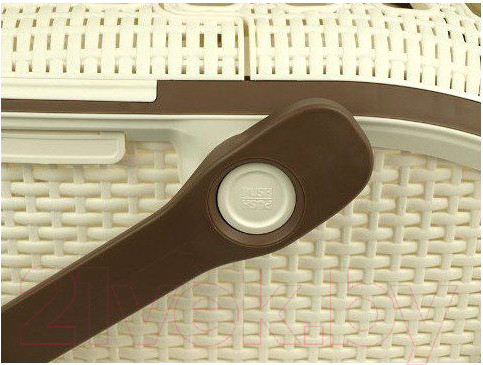 Изображение товара Переноска для животных Curver Pet Carrier Vint 00616-P16-00 / 198861 (кремовый/коричневый)