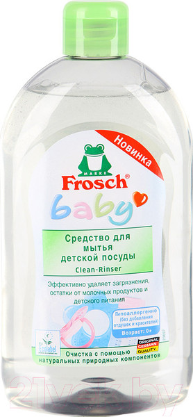 Изображение товара Средство для мытья посуды Frosch Baby (500мл)