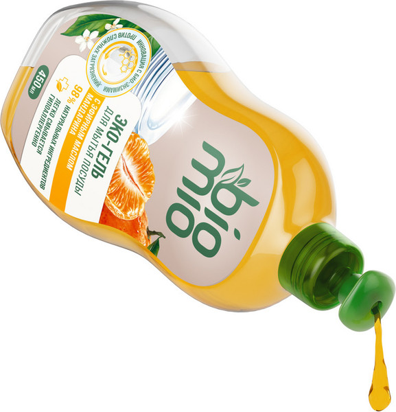 Изображение товара Средство для мытья посуды BioMio Мандарин (450мл)