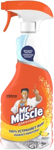 Изображение товара Чистящее средство для кухни Mr. Muscle Эксперт для Кухни. Свежесть лимона (500мл)