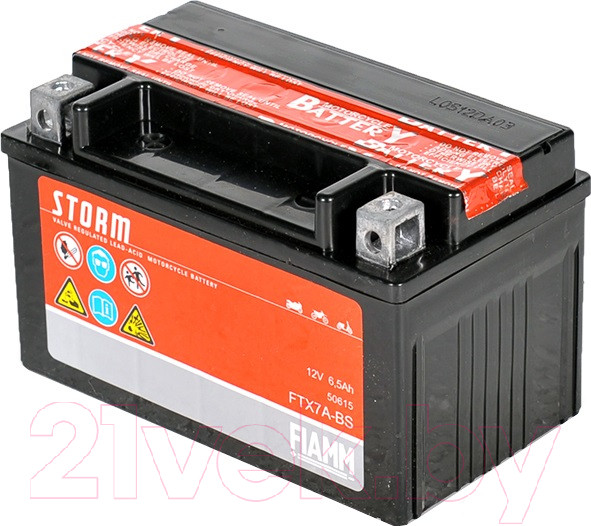 Изображение товара Мотоаккумулятор Fiamm FTX7A-BS / 7904479 (6 А/ч)