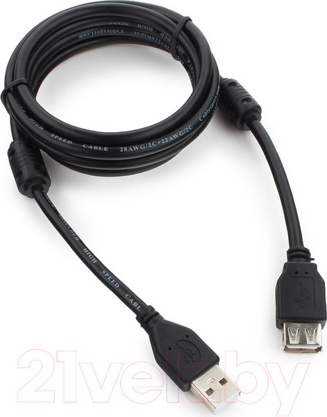 Изображение товара Удлинитель кабеля Cablexpert CCF2-USB2-AMAF-6 (1.8м)