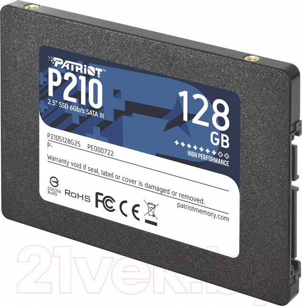 Изображение товара SSD диск Patriot P210 128GB (P210S128G25)