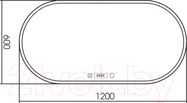 Изображение товара Зеркало Silver Mirrors Виола 60x120 / ФР-00001528