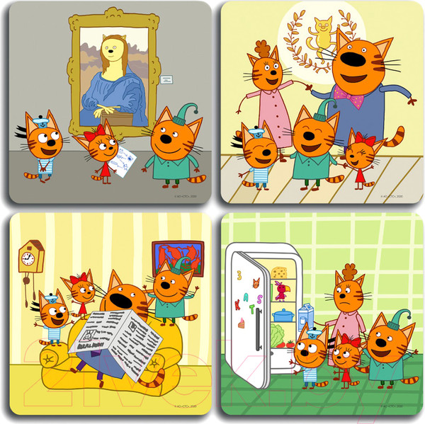 Изображение товара Набор пазлов Topgame Три кота / 01601