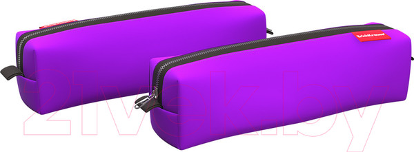 Изображение товара Пенал Erich Krause Квадро Mini Neon Violet / 47436
