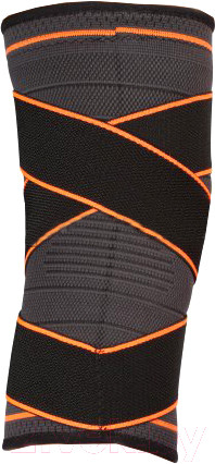Изображение товара Суппорт колена Indigo Sport IN209 (M, черный/оранжевый)