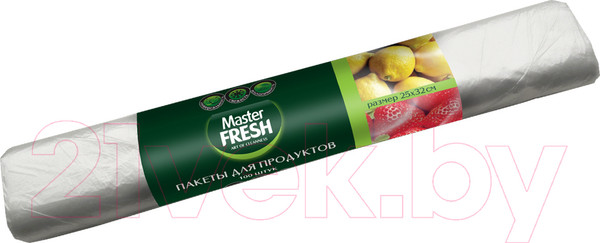 Изображение товара Пакеты фасовочные Master Fresh Для продуктов (100шт)