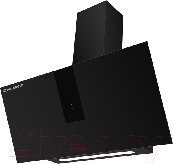 Изображение товара Вытяжка наклонная Maunfeld Aurora 90 (черный матовый)