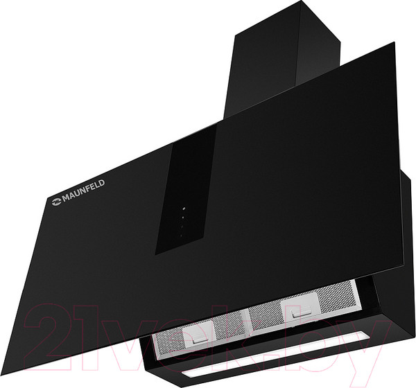 Изображение товара Вытяжка наклонная Maunfeld Aurora 90 (черный матовый)