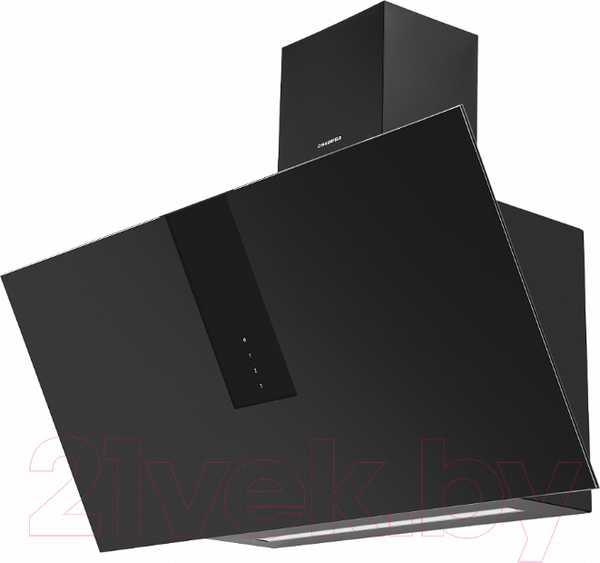 Изображение товара Вытяжка наклонная Maunfeld Aurora 90 (черный матовый)